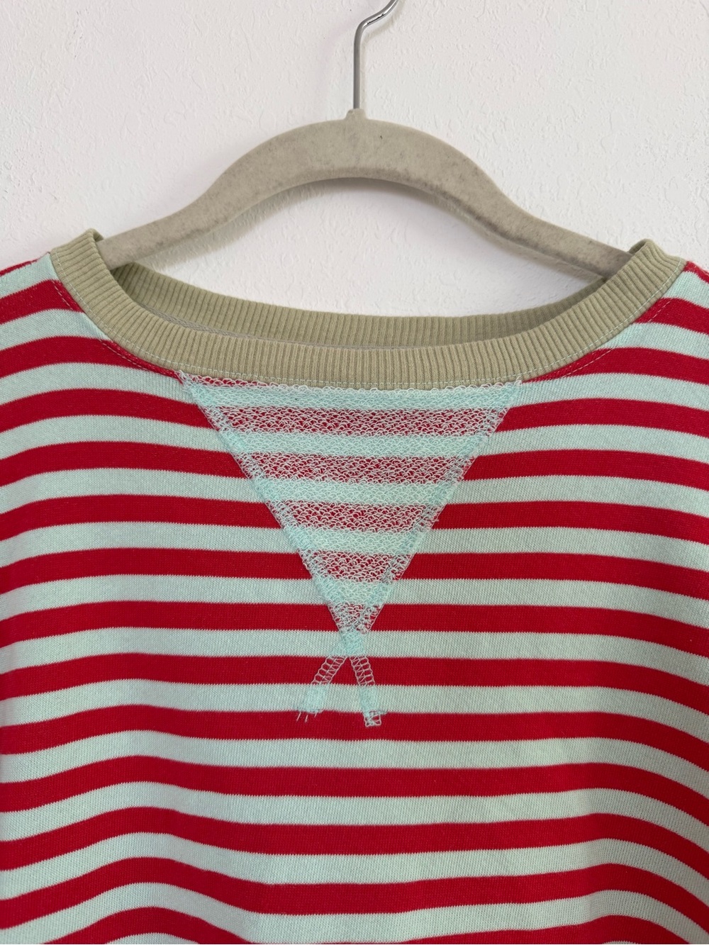 Free People We The Free Classic Striped Oversized Crewneck Sweatshirt Pullover - Picture 3 of 8